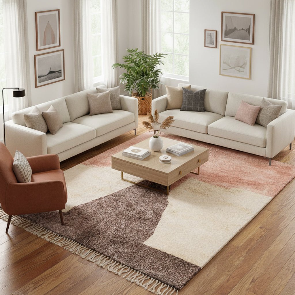 Radiant Reverie - Luxury Shag Moroccan Rug - Benisouk