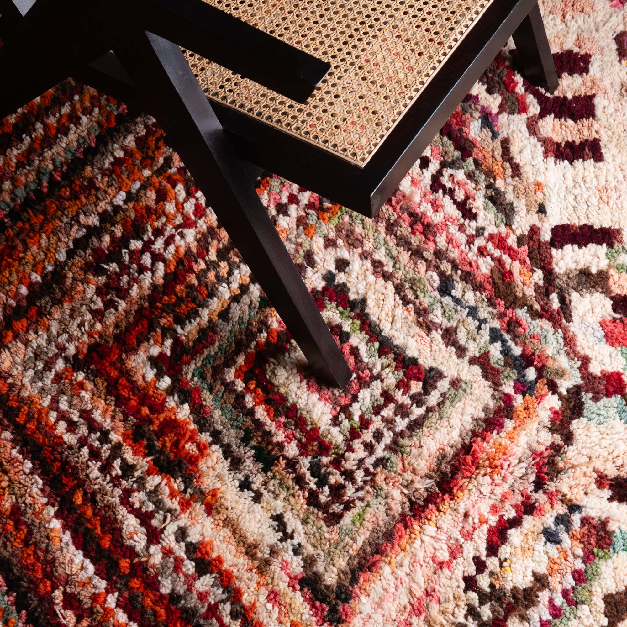 Rafiaa - vintage boujad rug - Benisouk