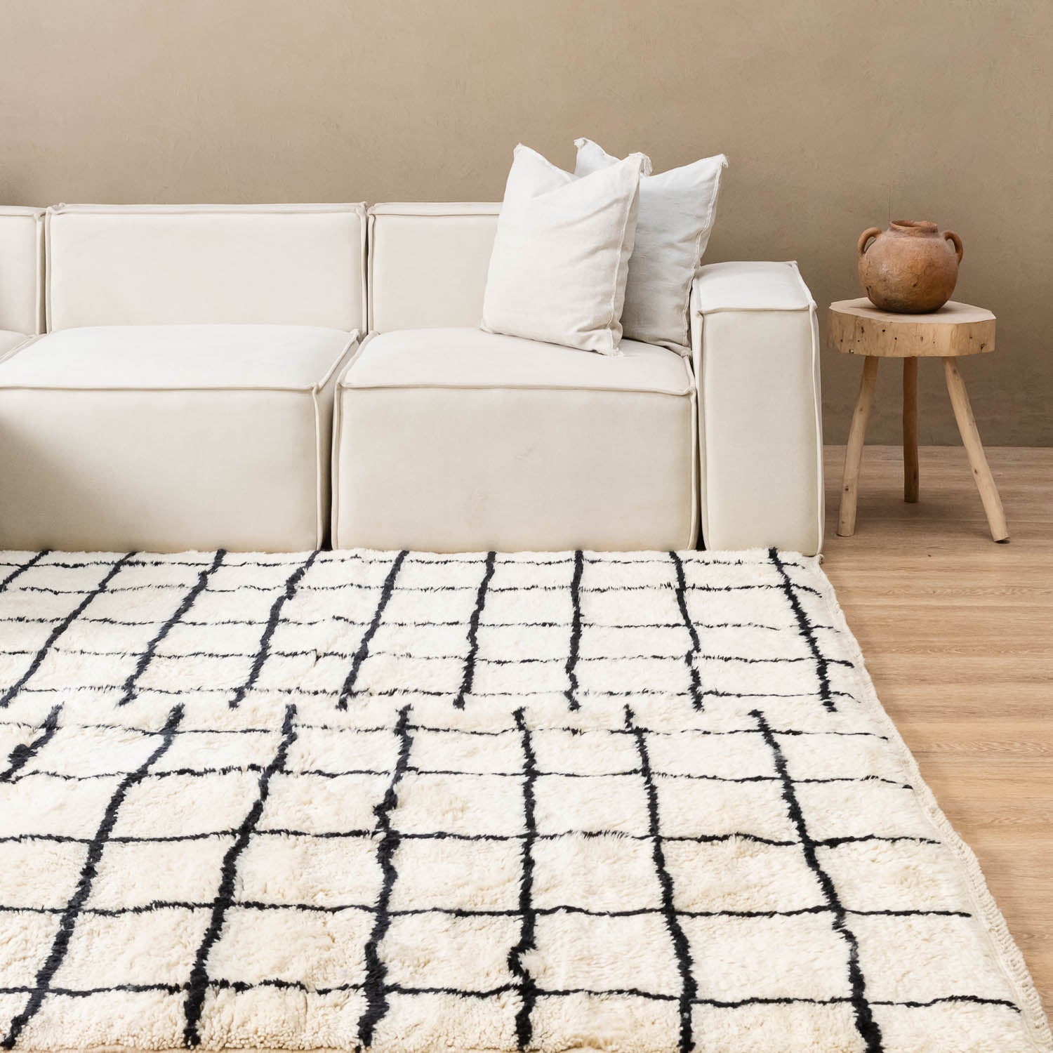 Rahim - Luxury Shag Moroccan Rug - Benisouk