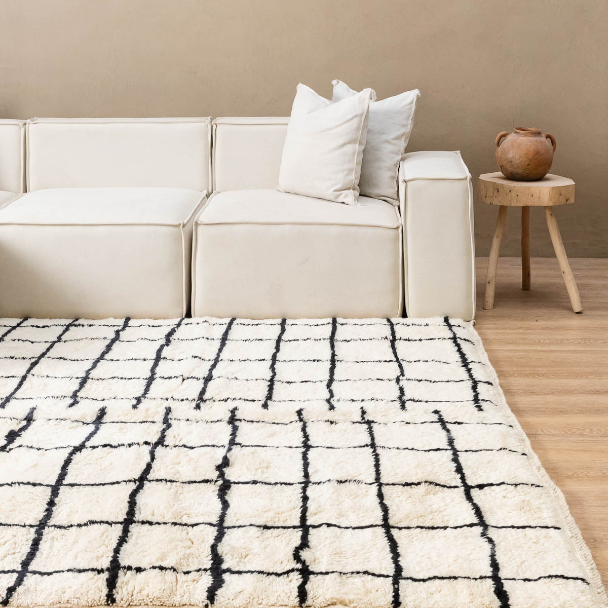 Rahim - Luxury Shag Moroccan Rug - Benisouk
