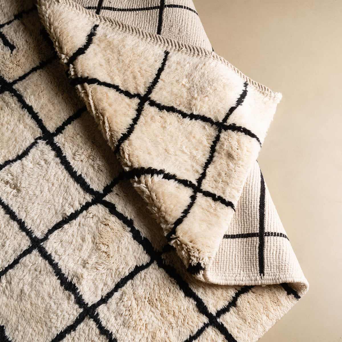 Rahim - Luxury Shag Moroccan Rug - Benisouk