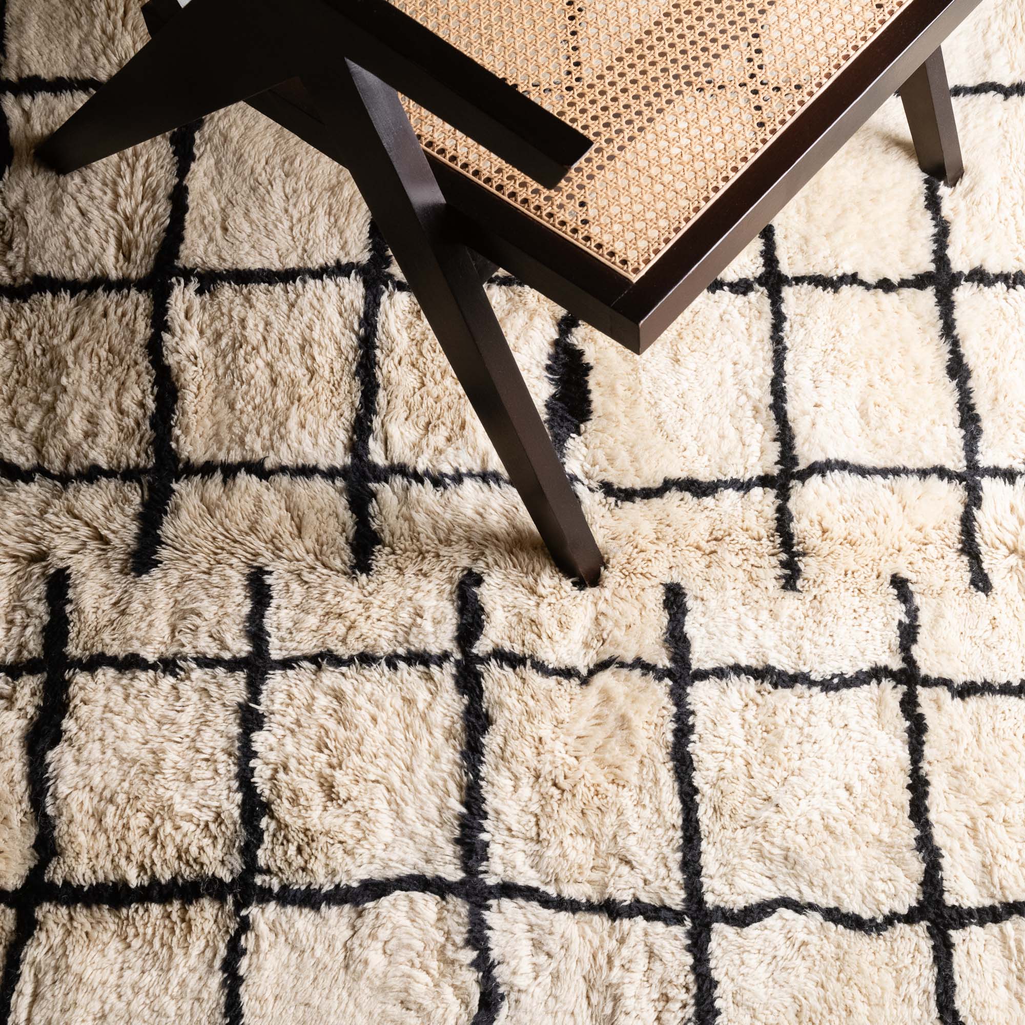 Rahim - Luxury Shag Moroccan Rug - Benisouk