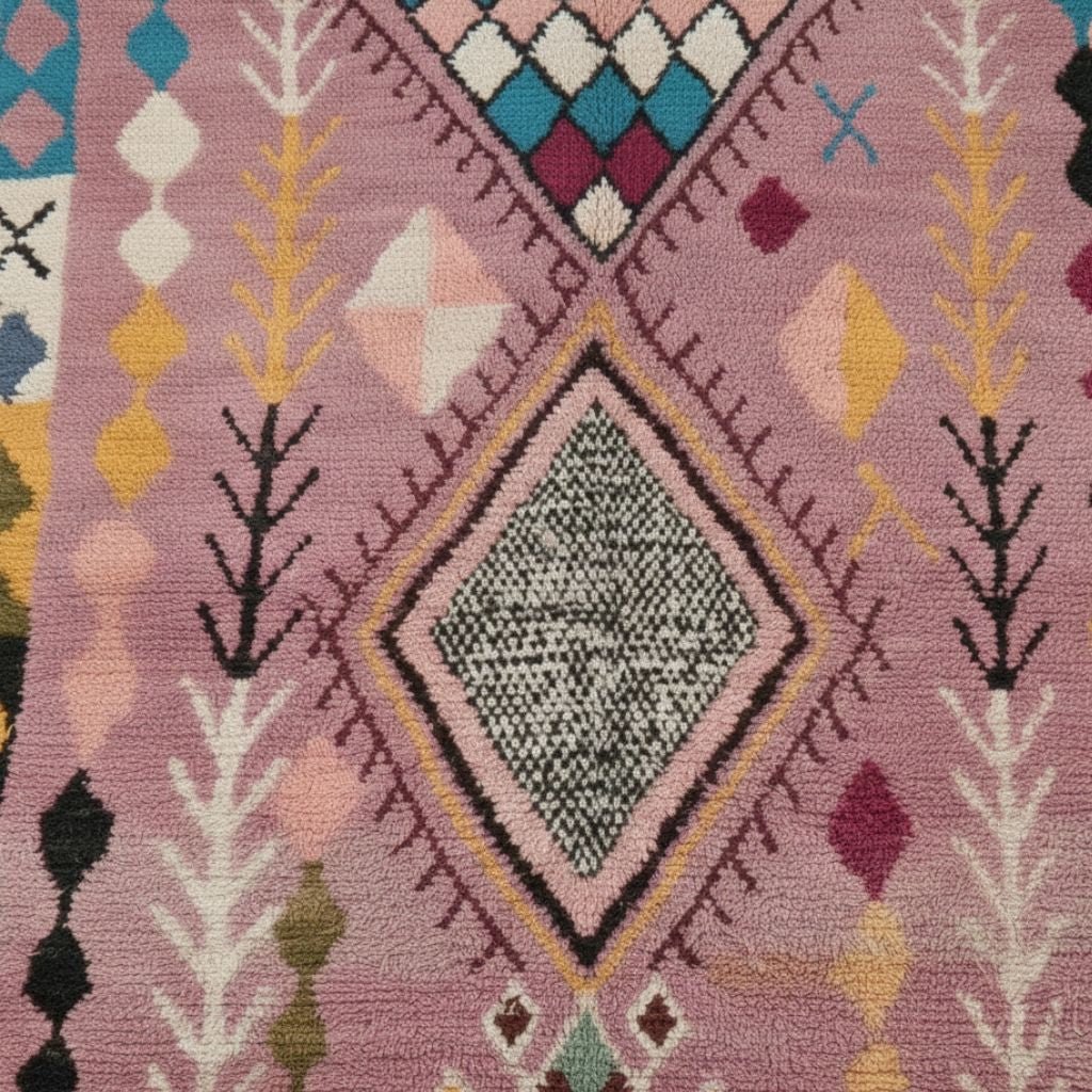 Rajiya - Shag Moroccan rug - Benisouk