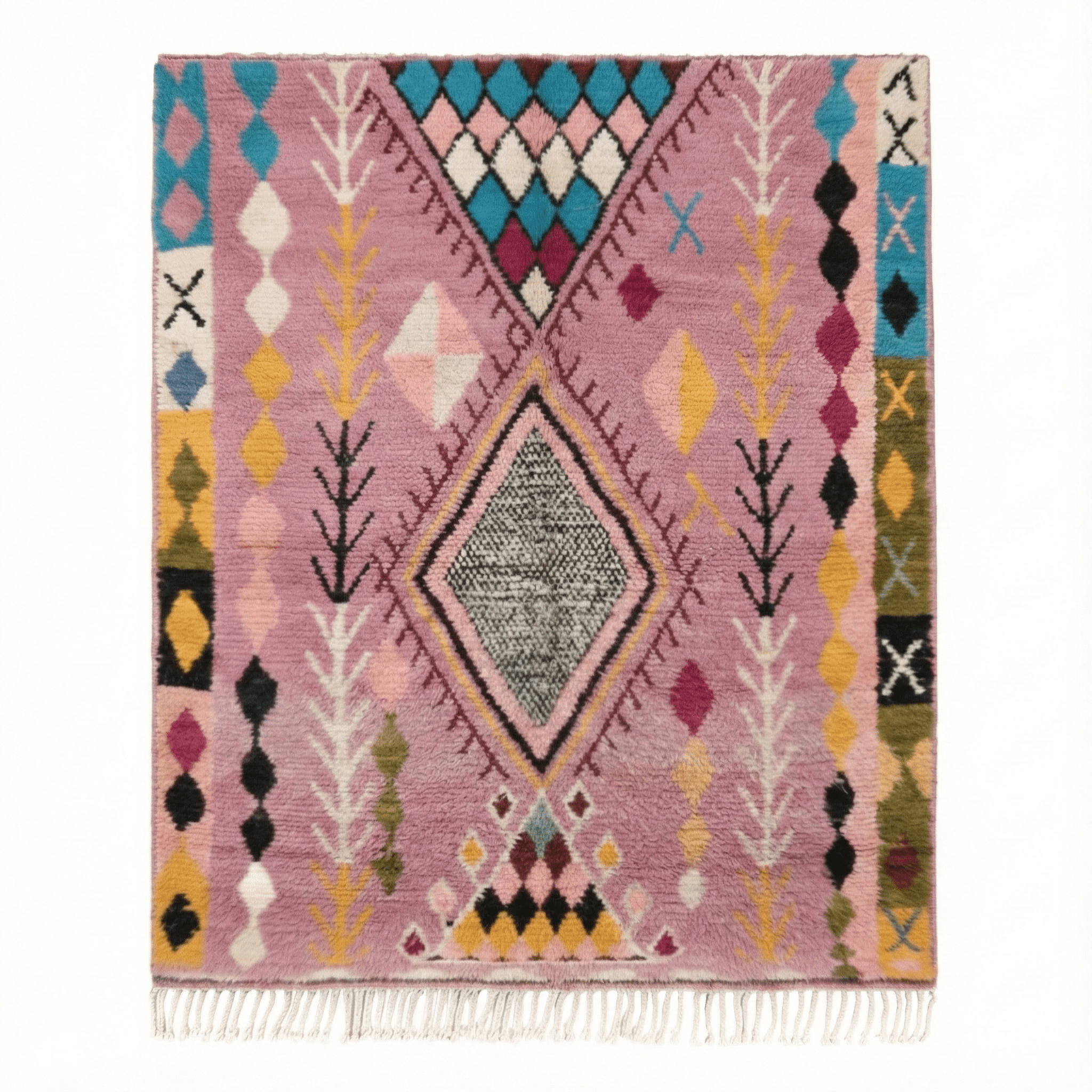 Rajiya - Shag Moroccan rug - Benisouk