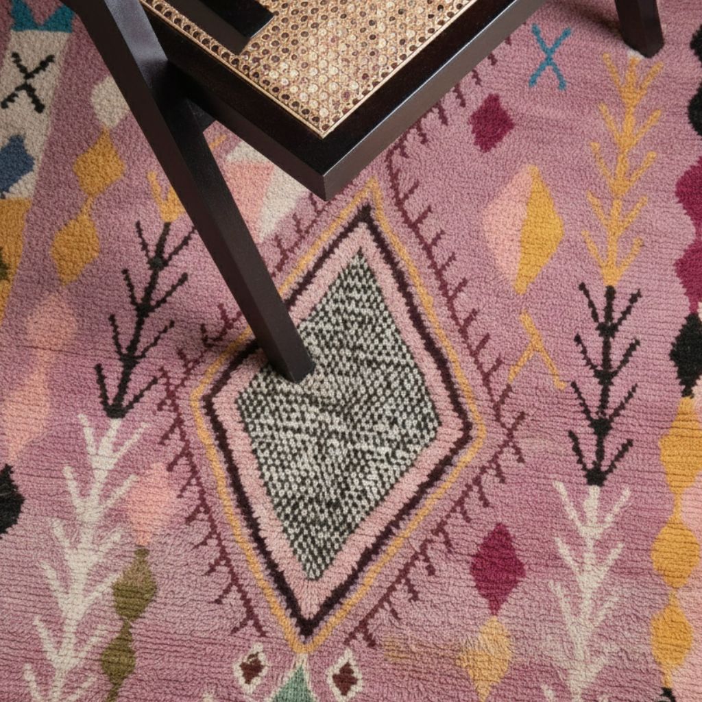 Rajiya - Shag Moroccan rug - Benisouk