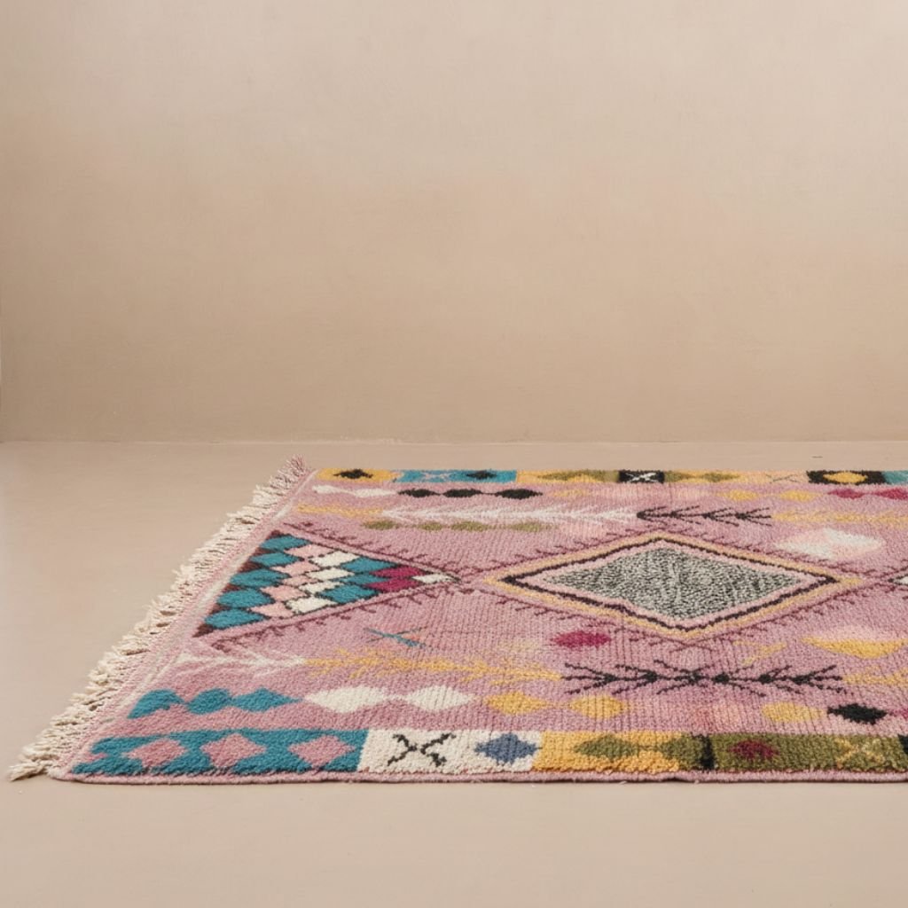 Rajiya - Shag Moroccan rug - Benisouk