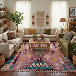 Rajiya - Shag Moroccan rug - Benisouk