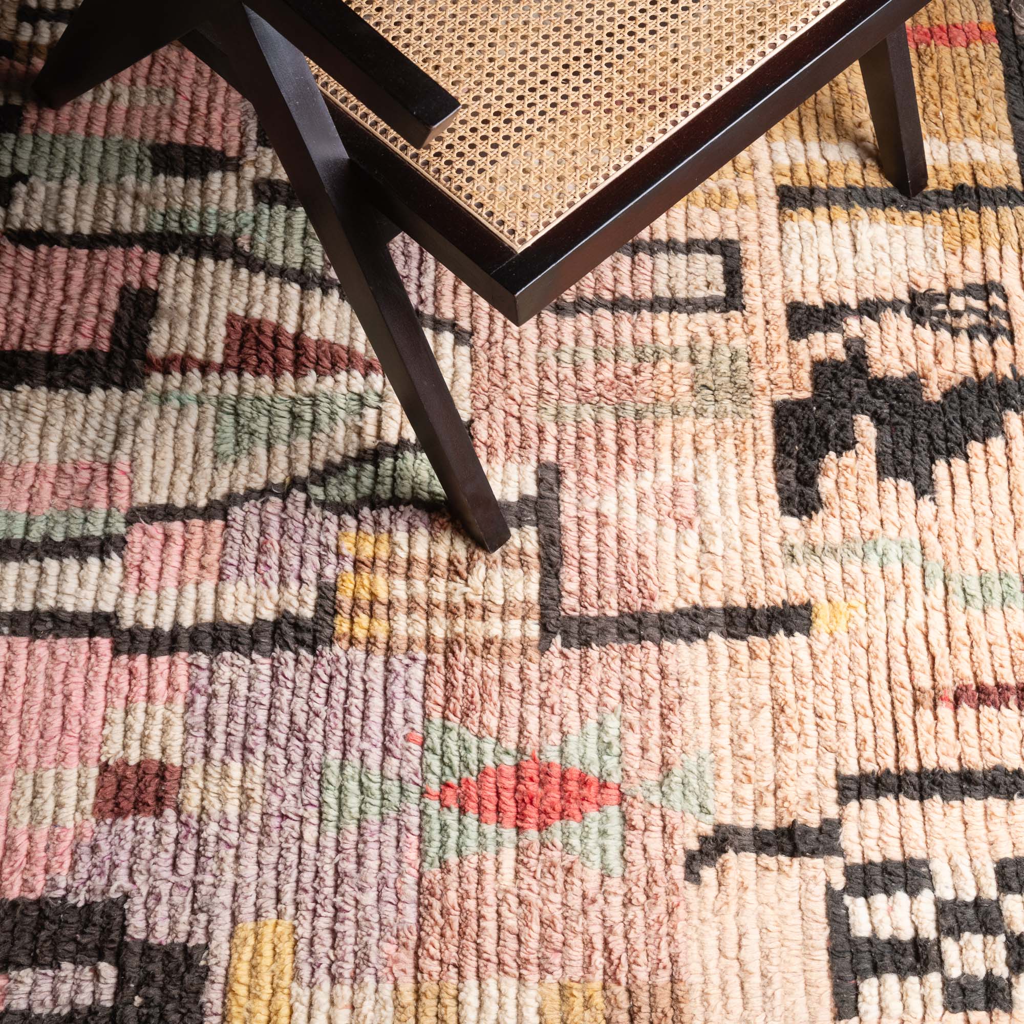 Rajiya - vintage boujad rug - Benisouk