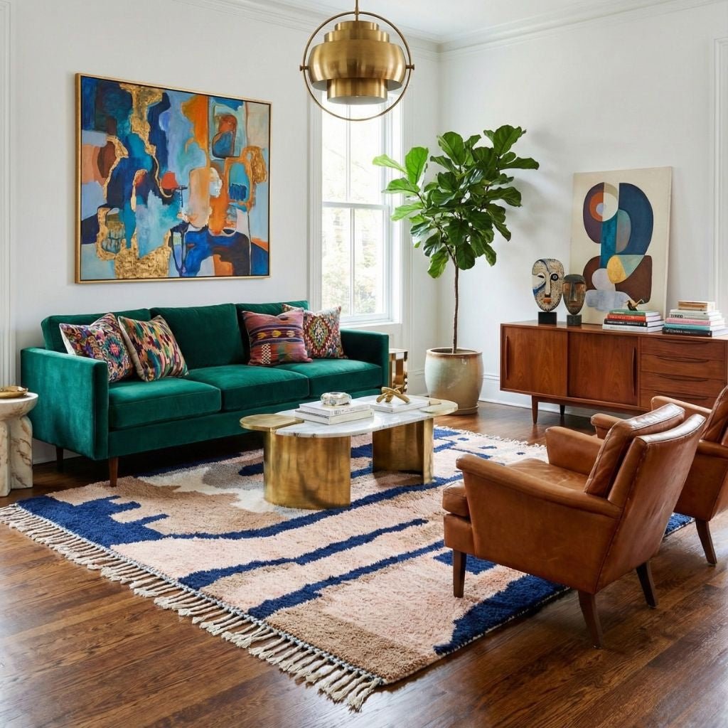 Ranim - Shag Moroccan rug - Benisouk