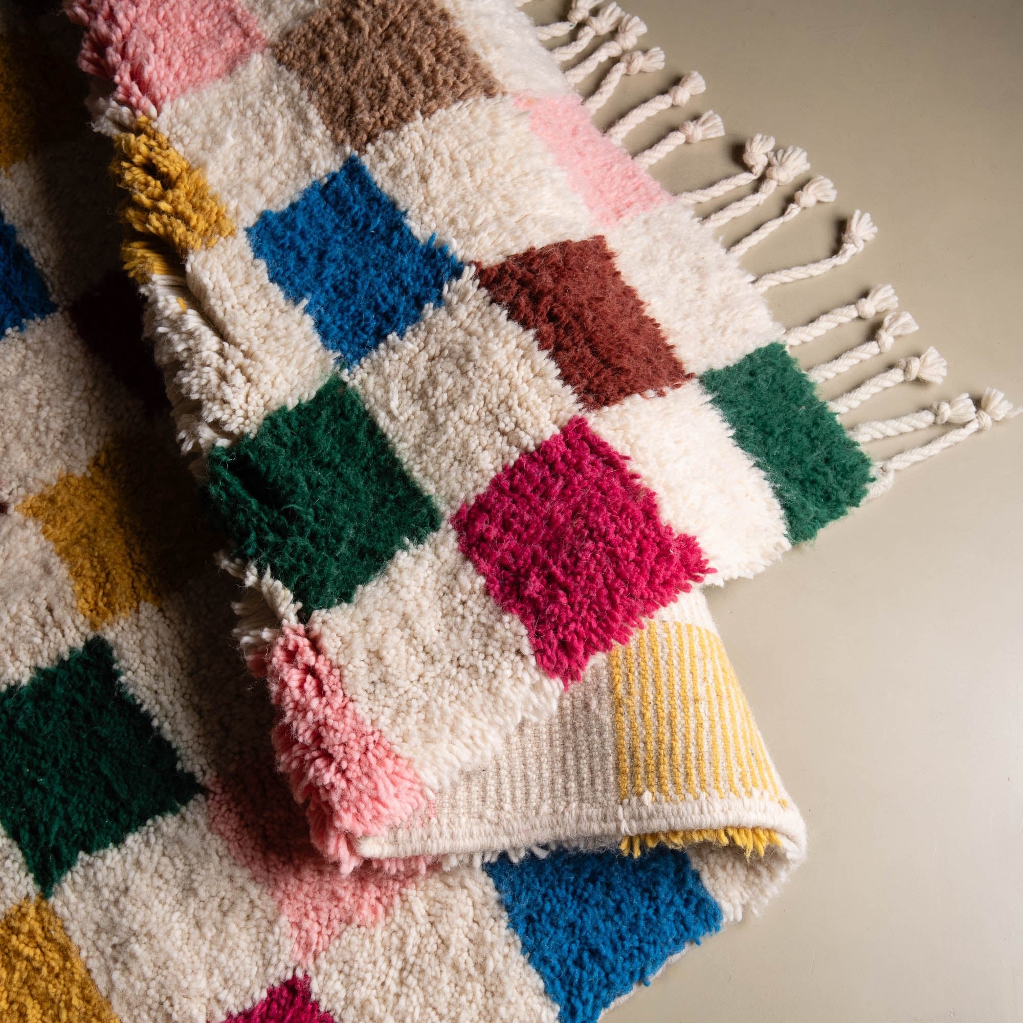 Rawda - Shag Moroccan rug - Benisouk