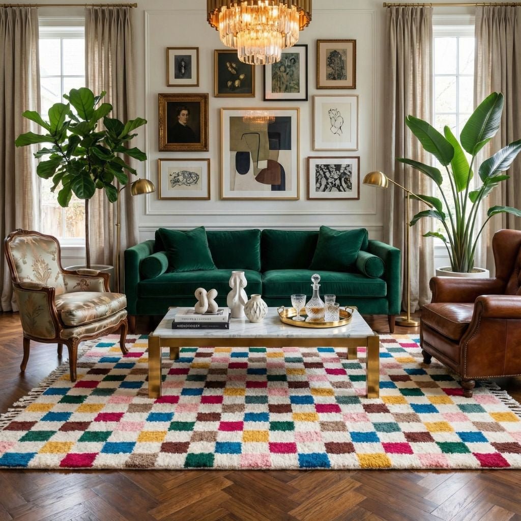 Rawda - Shag Moroccan rug - Benisouk