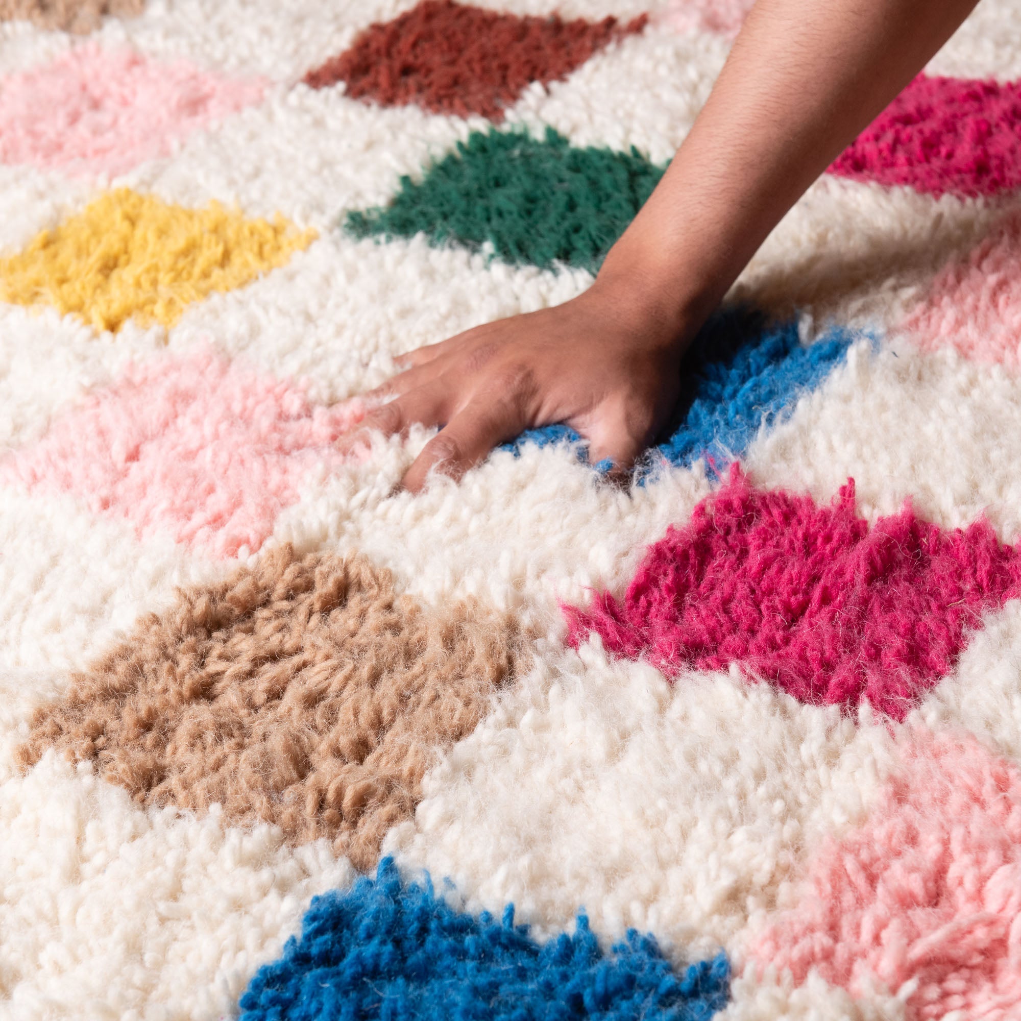 Rawda - Shag Moroccan rug - Benisouk