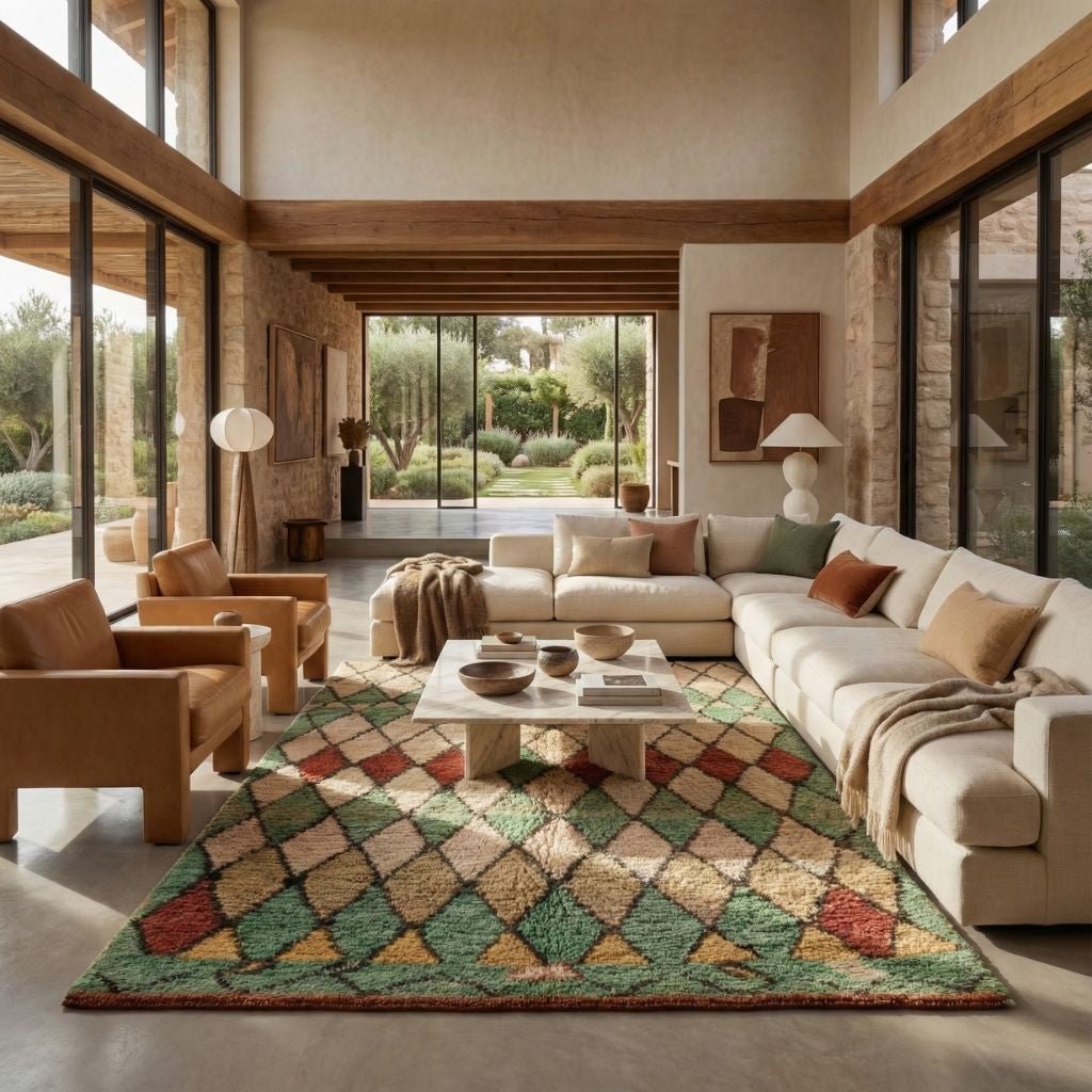 Rawnak - Shag Moroccan rug - Benisouk