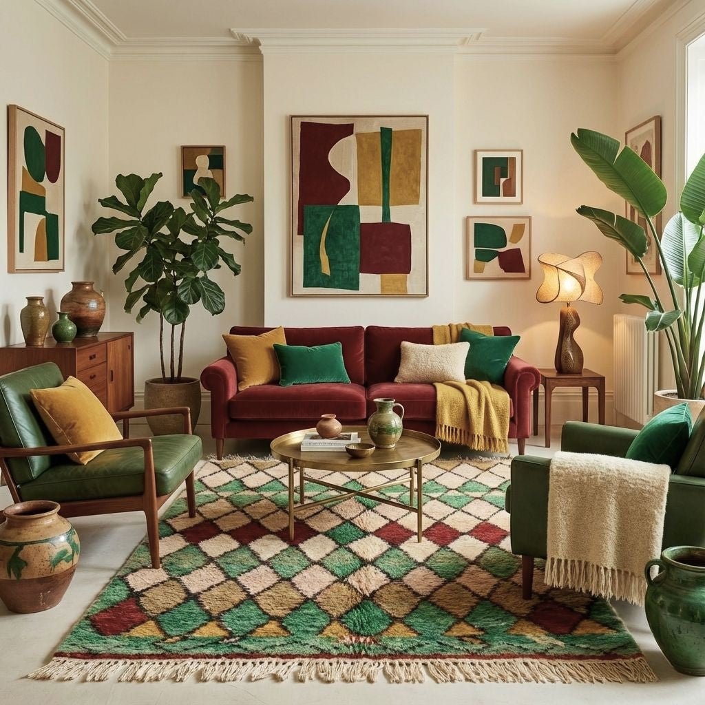 Rawnak - Shag Moroccan rug - Benisouk