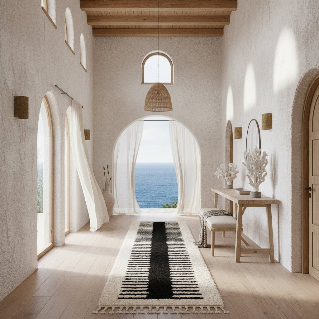 Rawya - Shag Moroccan runner rug - Benisouk