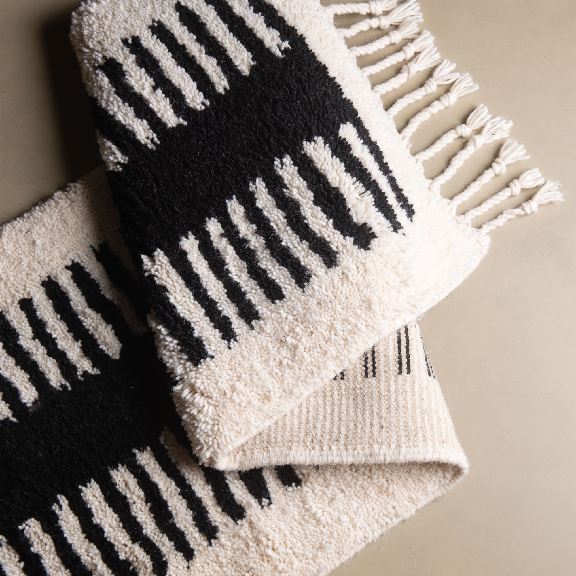 Rawya - Shag Moroccan runner rug - Benisouk