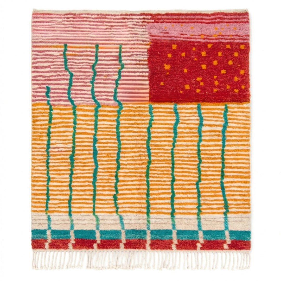 Rayhana - Shag Moroccan rug - Benisouk