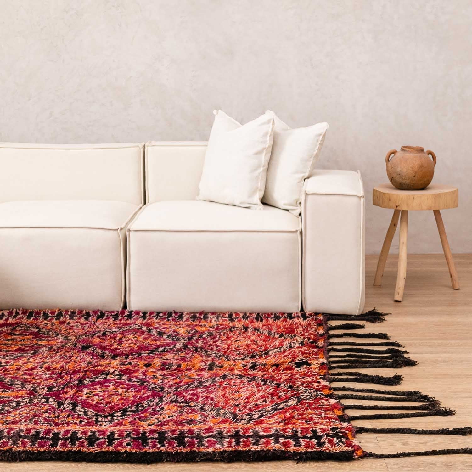 Rayhana - vintage beni mguild rug - Benisouk
