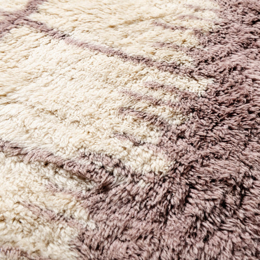 Regal Romance - Luxury Shag Moroccan Rug - Benisouk