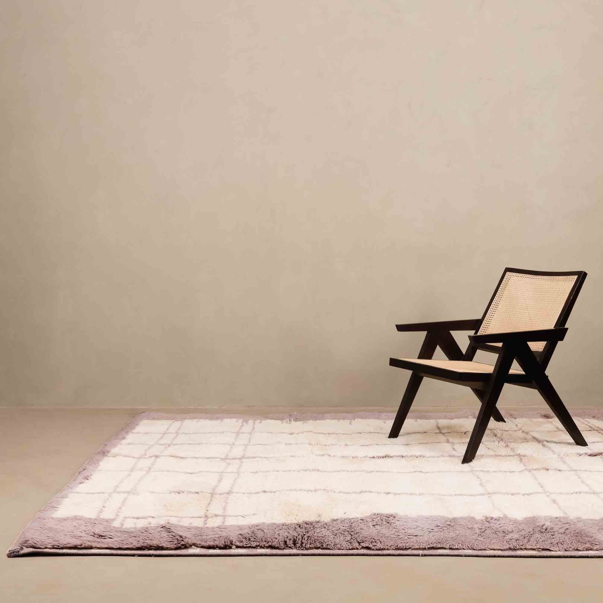 Regal Romance - Luxury Shag Moroccan Rug - Benisouk