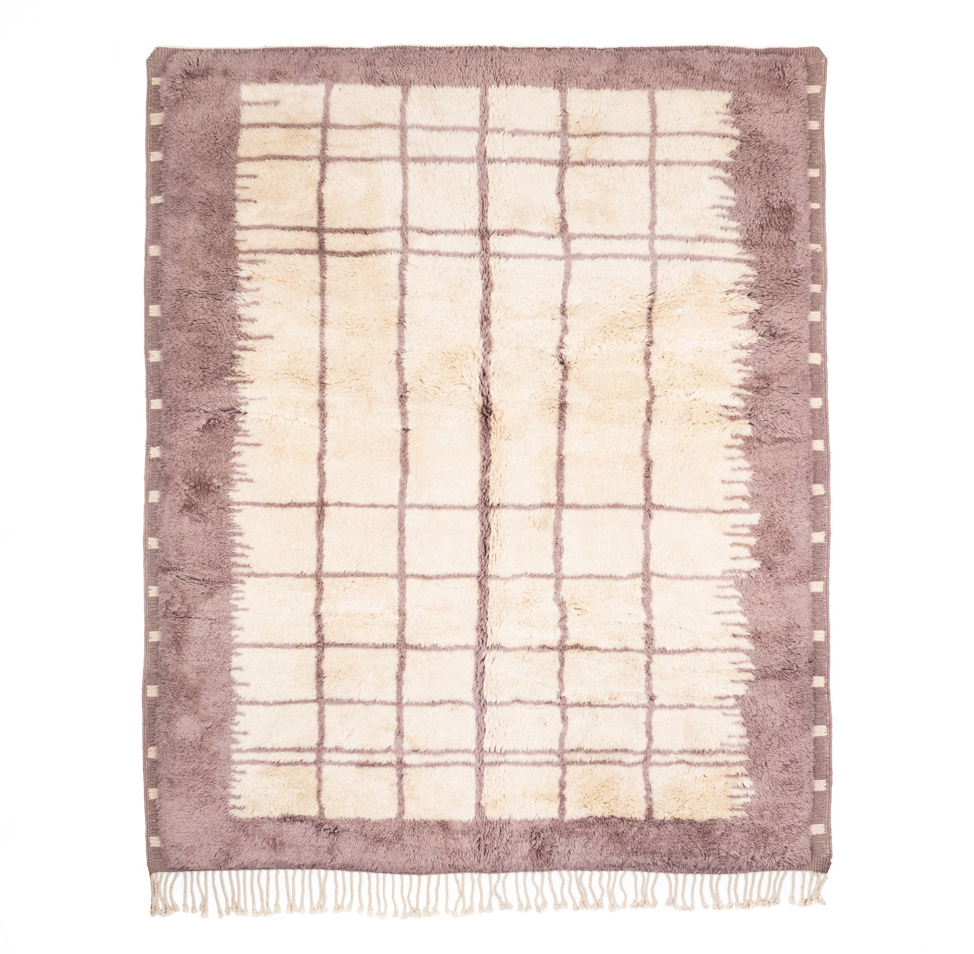 Regal Romance - Luxury Shag Moroccan Rug - Benisouk