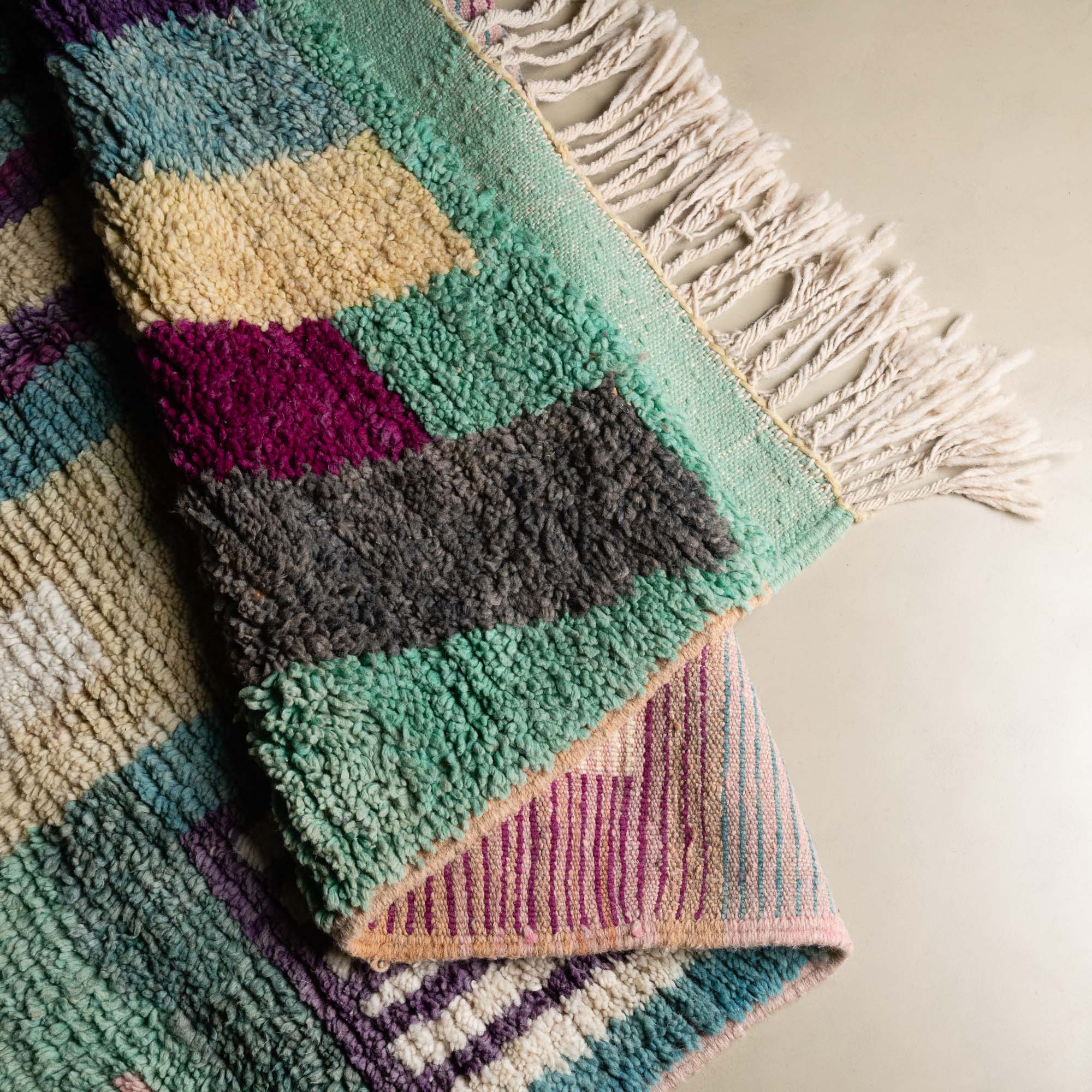 Rejwa - vintage boujad rug - Benisouk