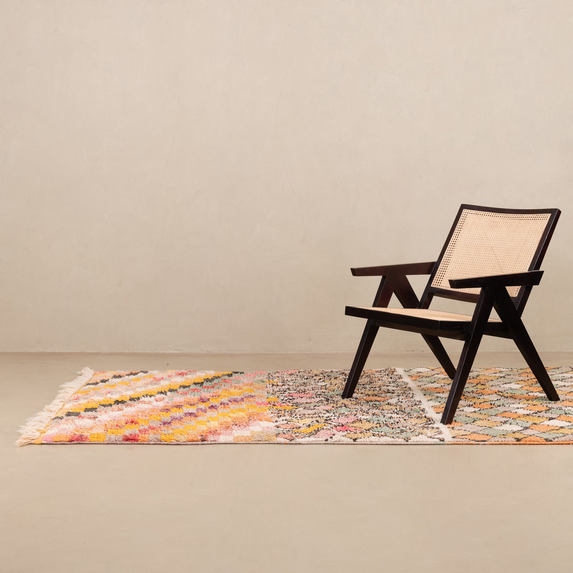 Rihab - vintage boujad rug - Benisouk