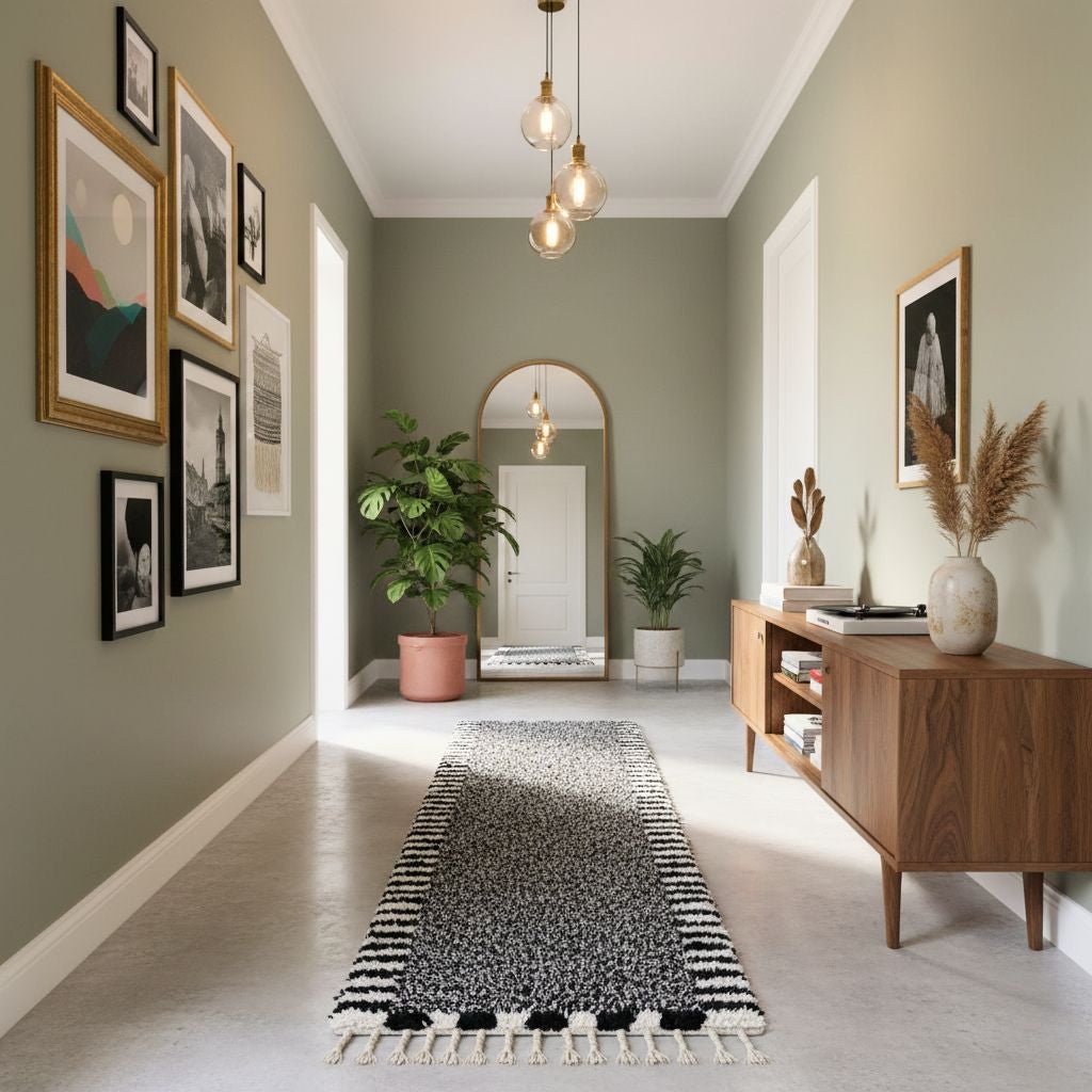 Rimy - Shag Moroccan runner rug - Benisouk