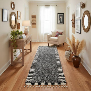 Rimy - Shag Moroccan runner rug - Benisouk