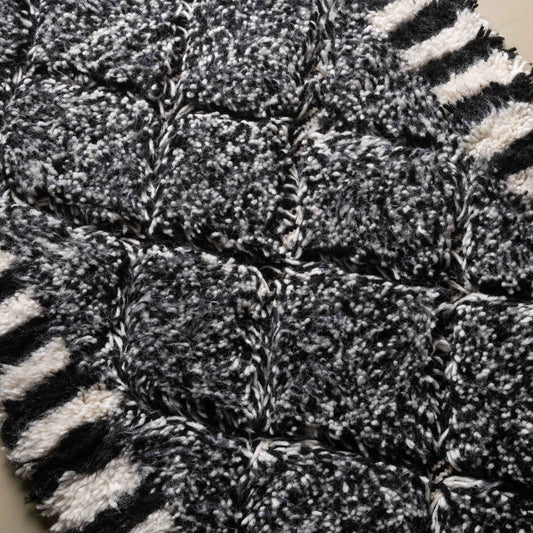 Rimy - Shag Moroccan runner rug - Benisouk