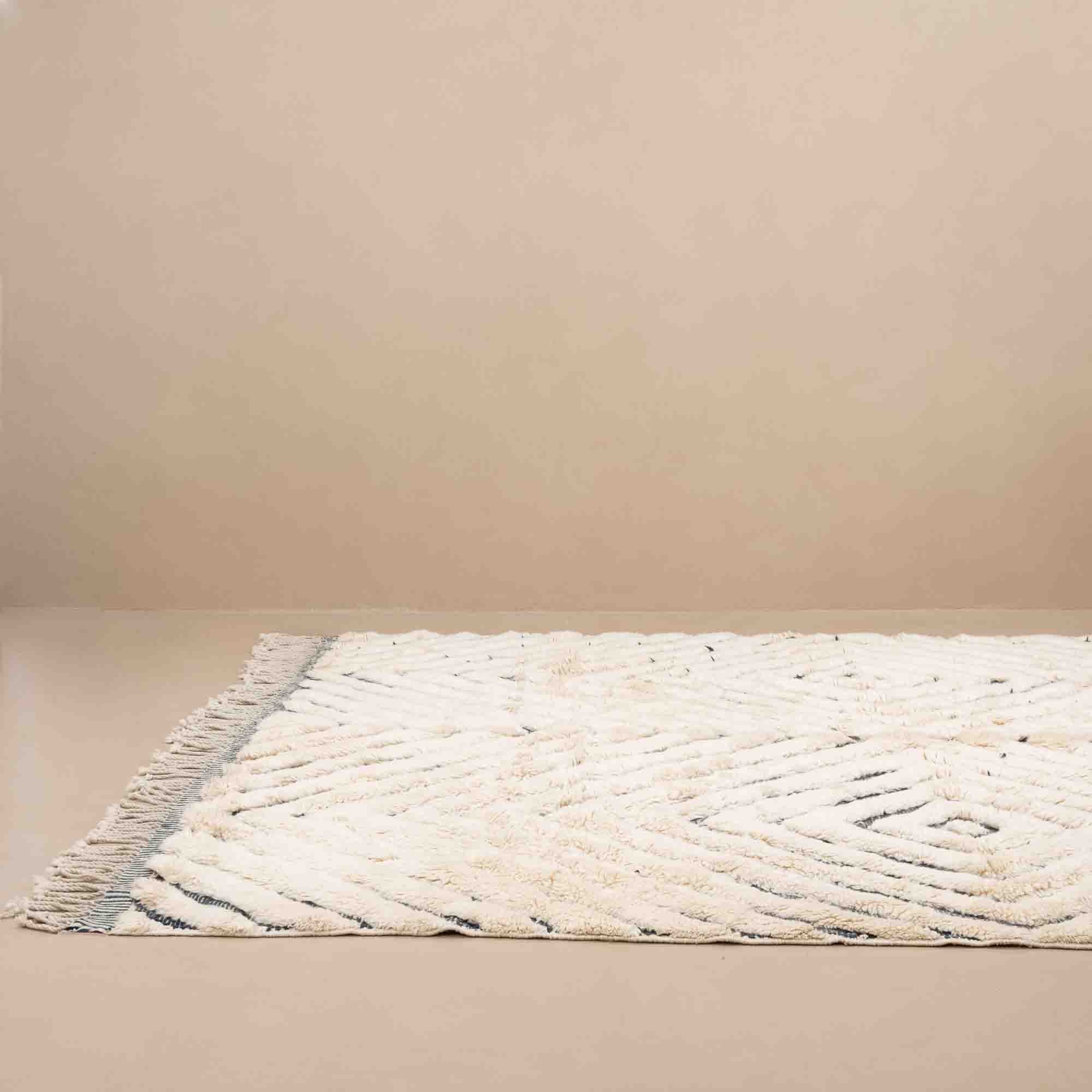 Ripples - Luxury Shag Moroccan Rug - Benisouk