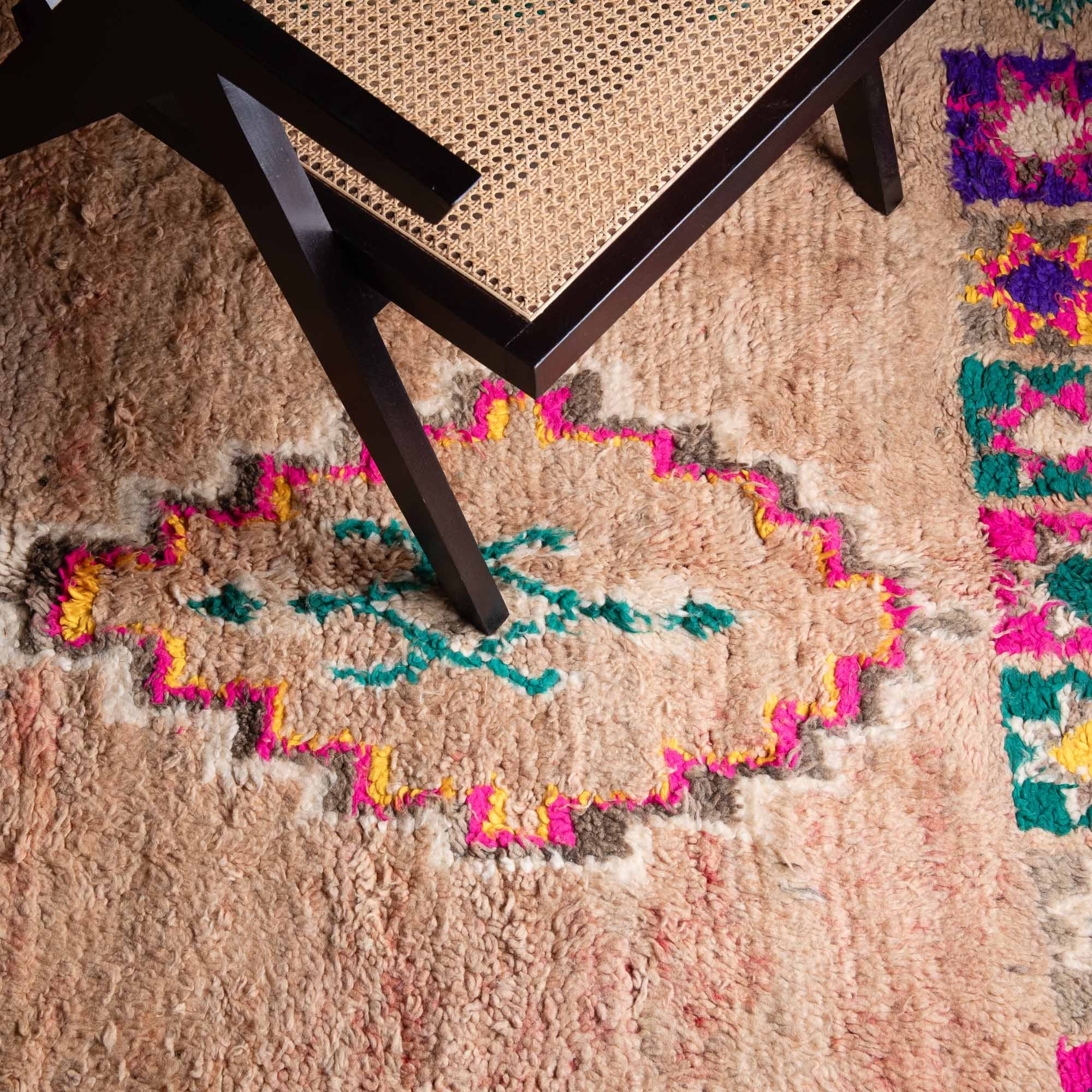 Ritej - vintage boujad rug - Benisouk