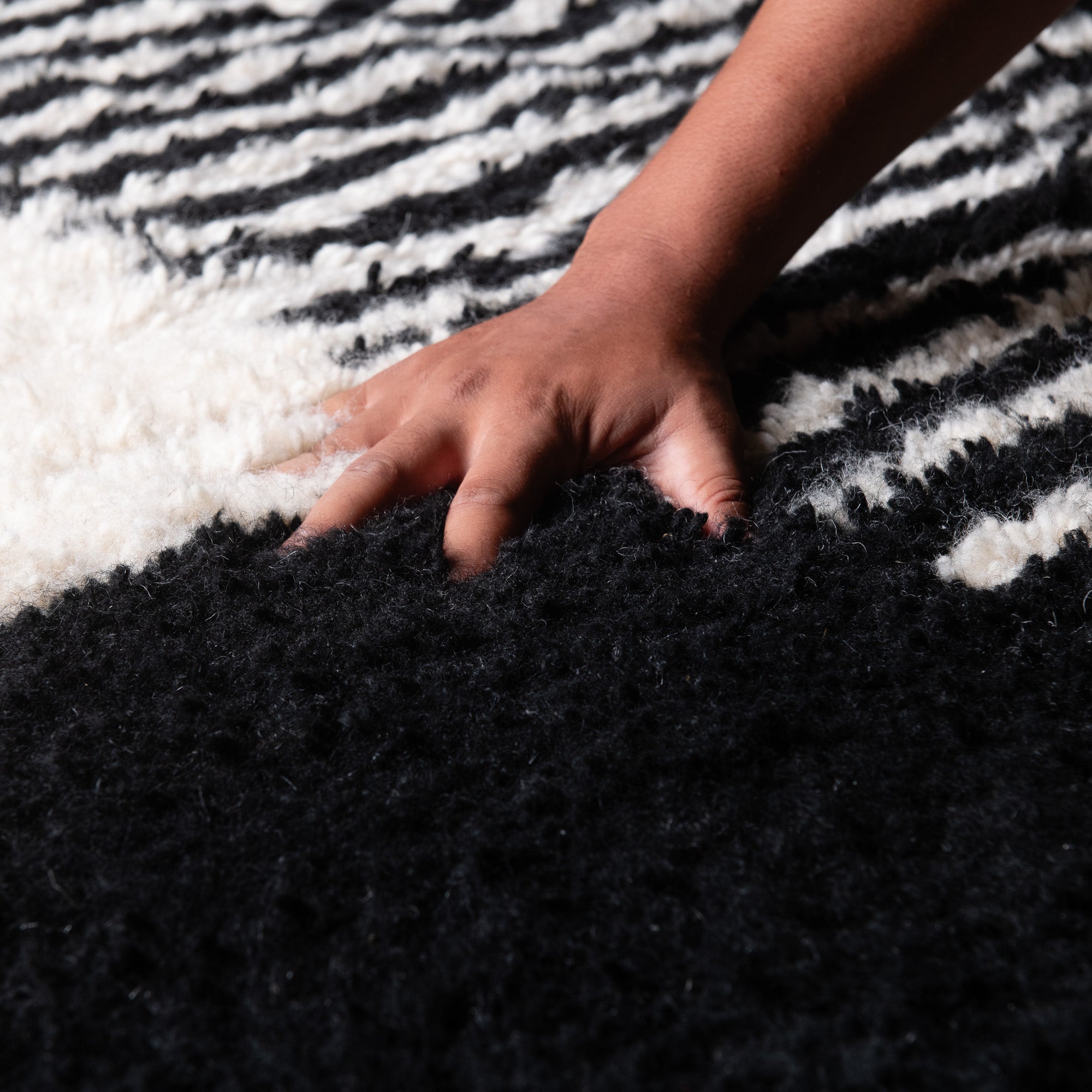 Rokaya - Shag Moroccan rug - Benisouk