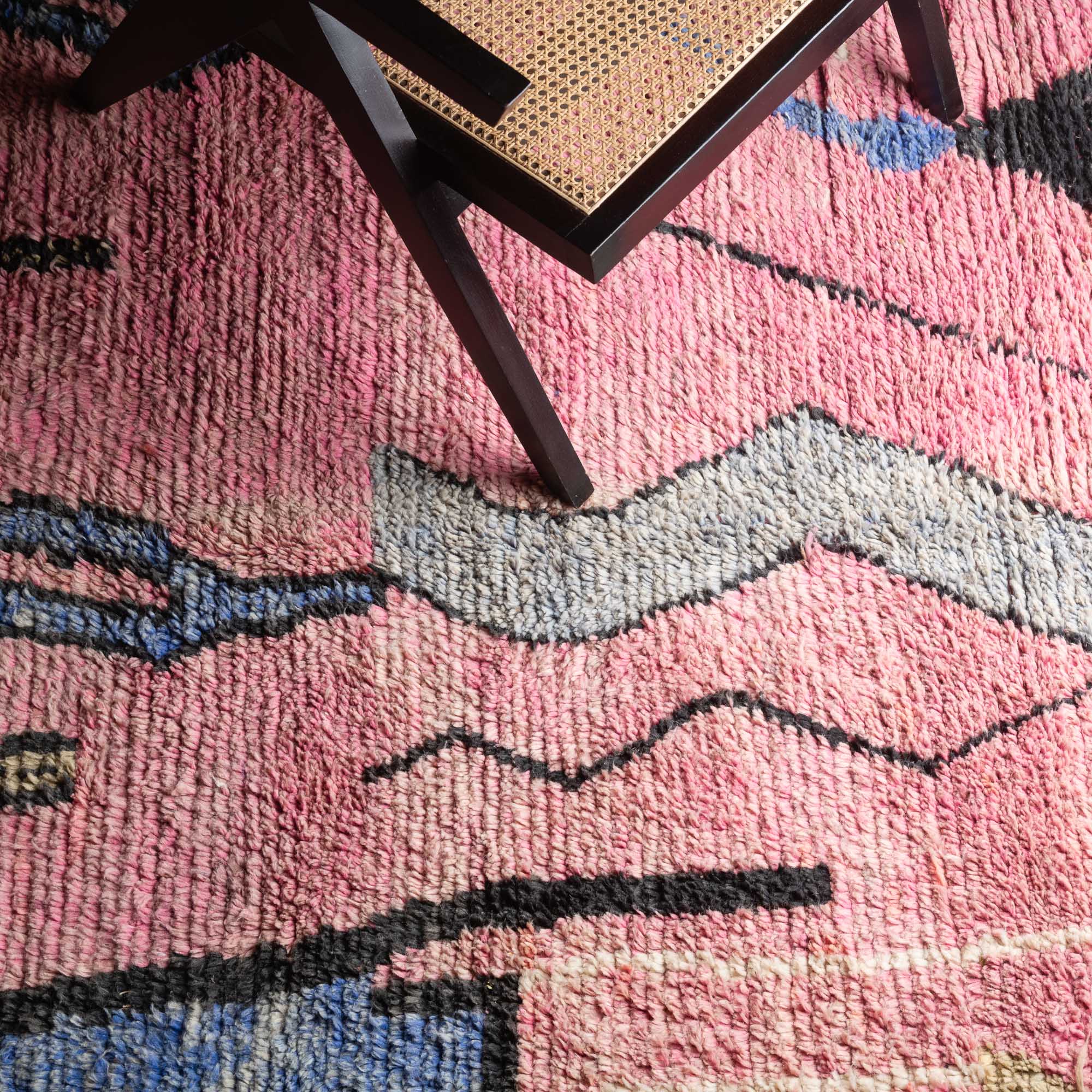 Roya - vintage boujad rug - Benisouk