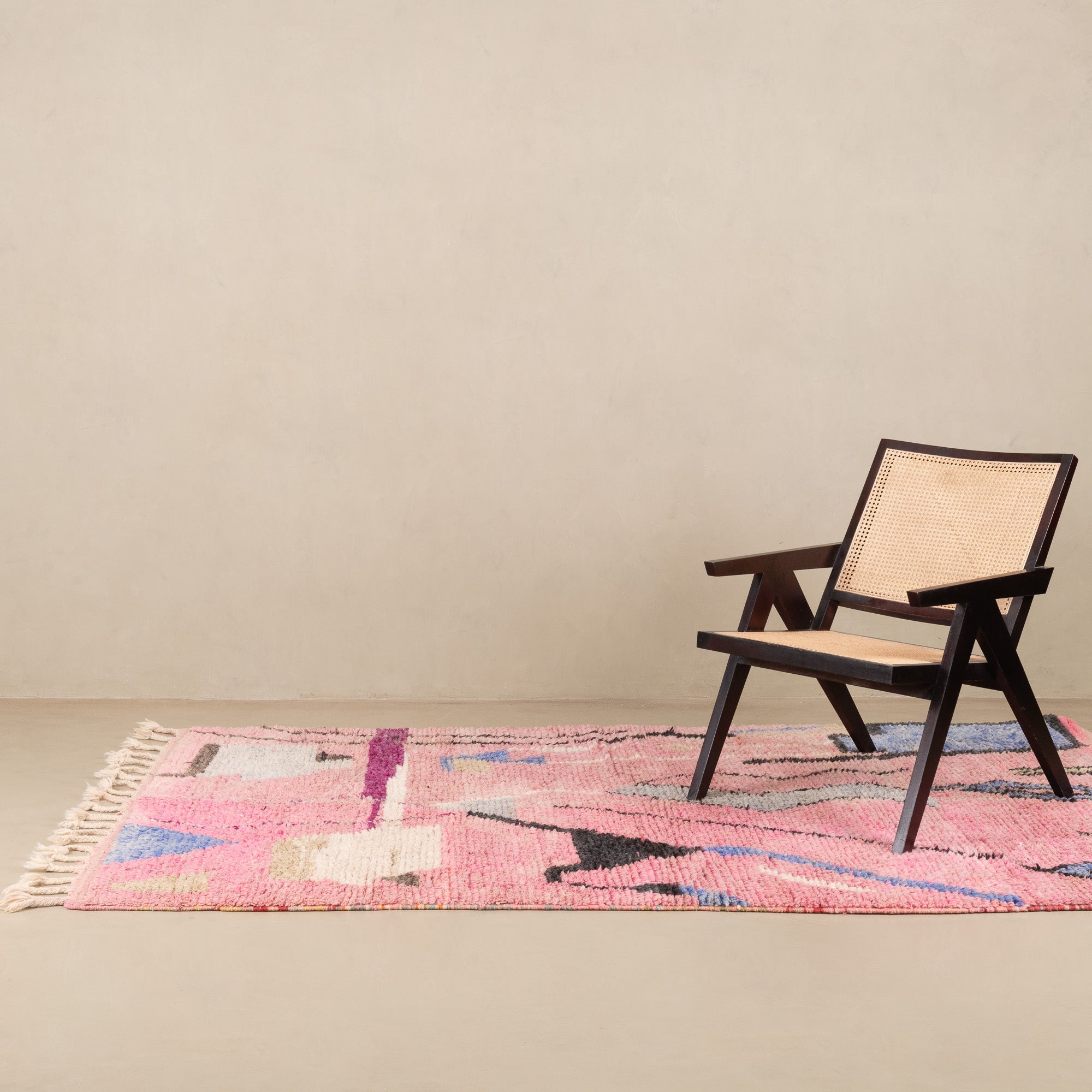 Roya - vintage boujad rug - Benisouk