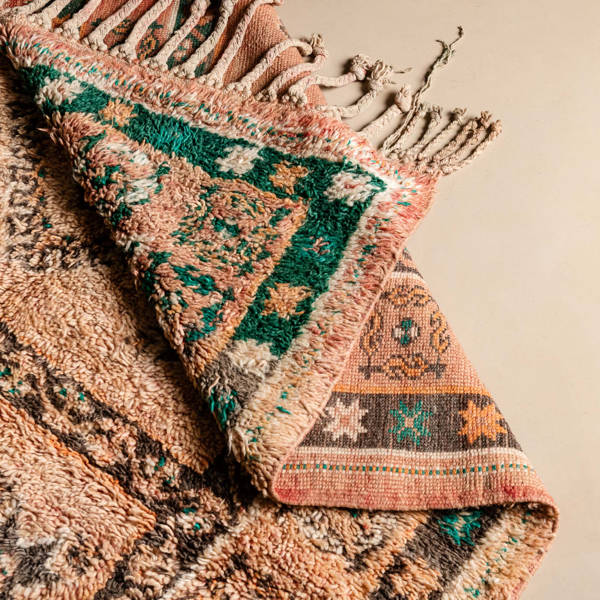 Rukan - vintage boujad rug - Benisouk