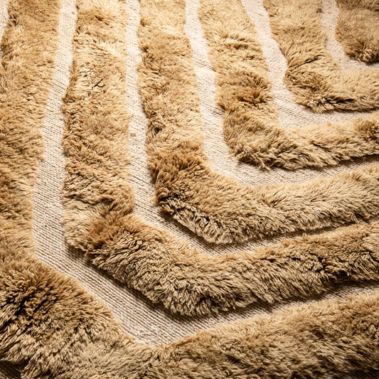 Saadia - Luxury Shag Moroccan Rug - Benisouk