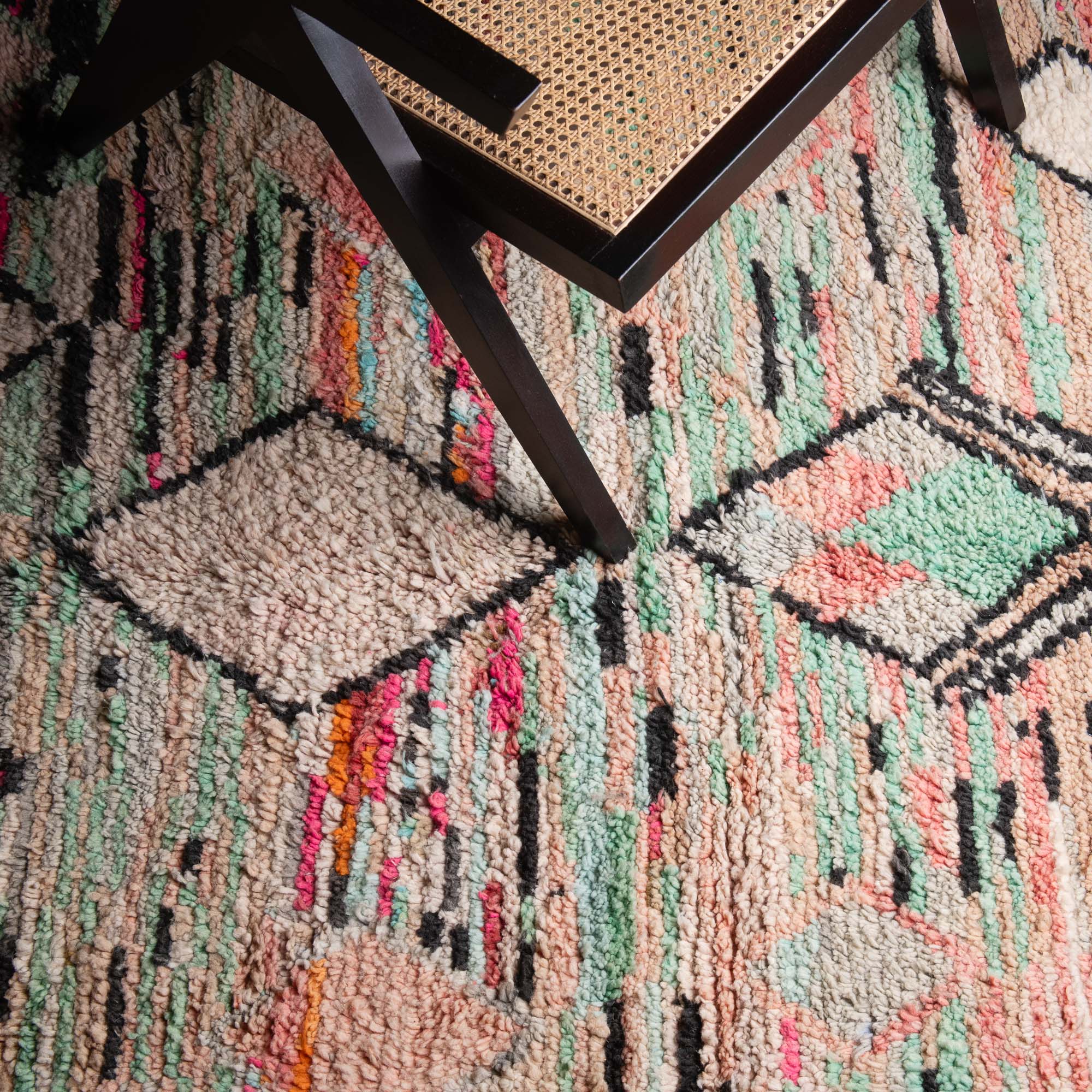 Saffana - vintage boujad rug - Benisouk