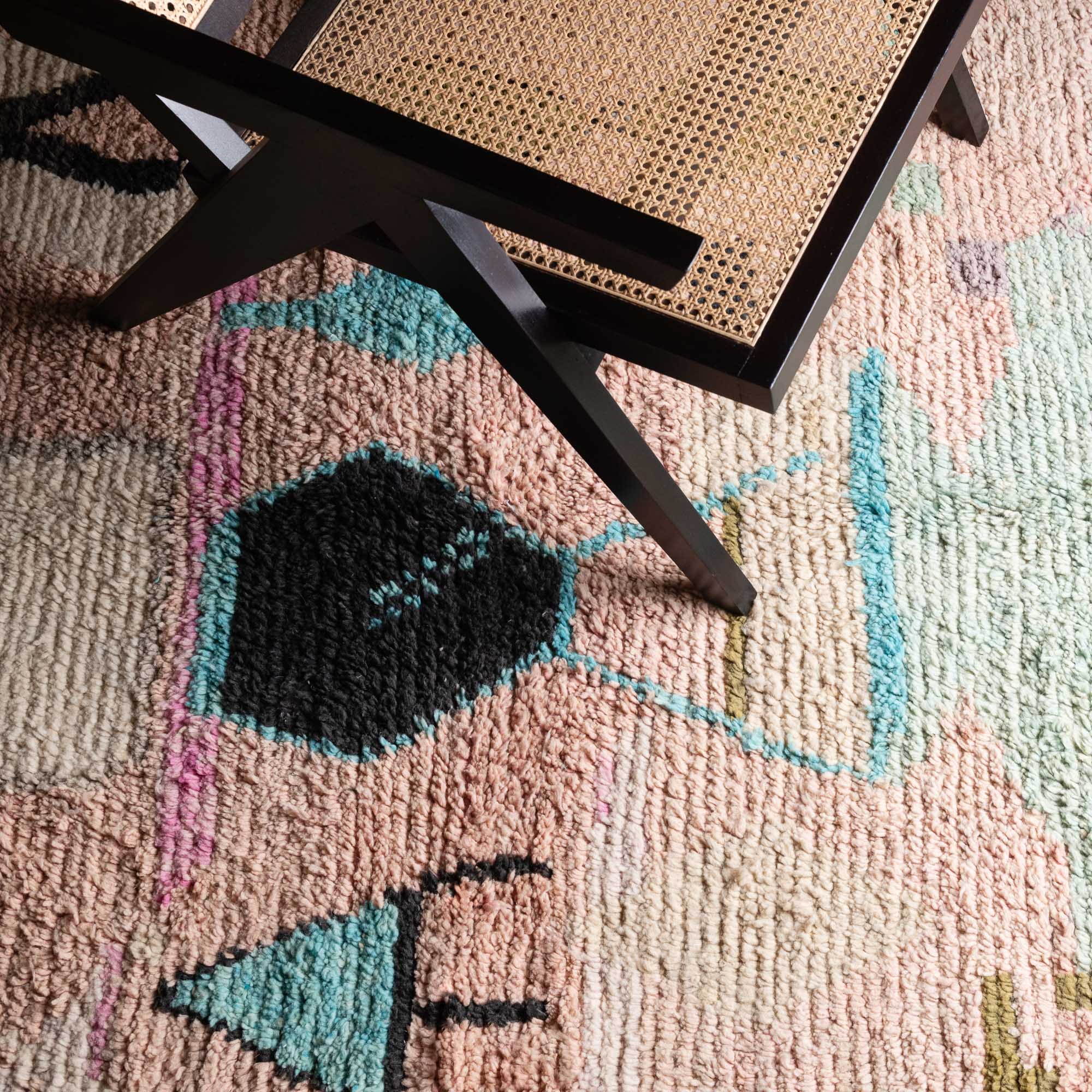 Safouane - vintage boujad rug - Benisouk