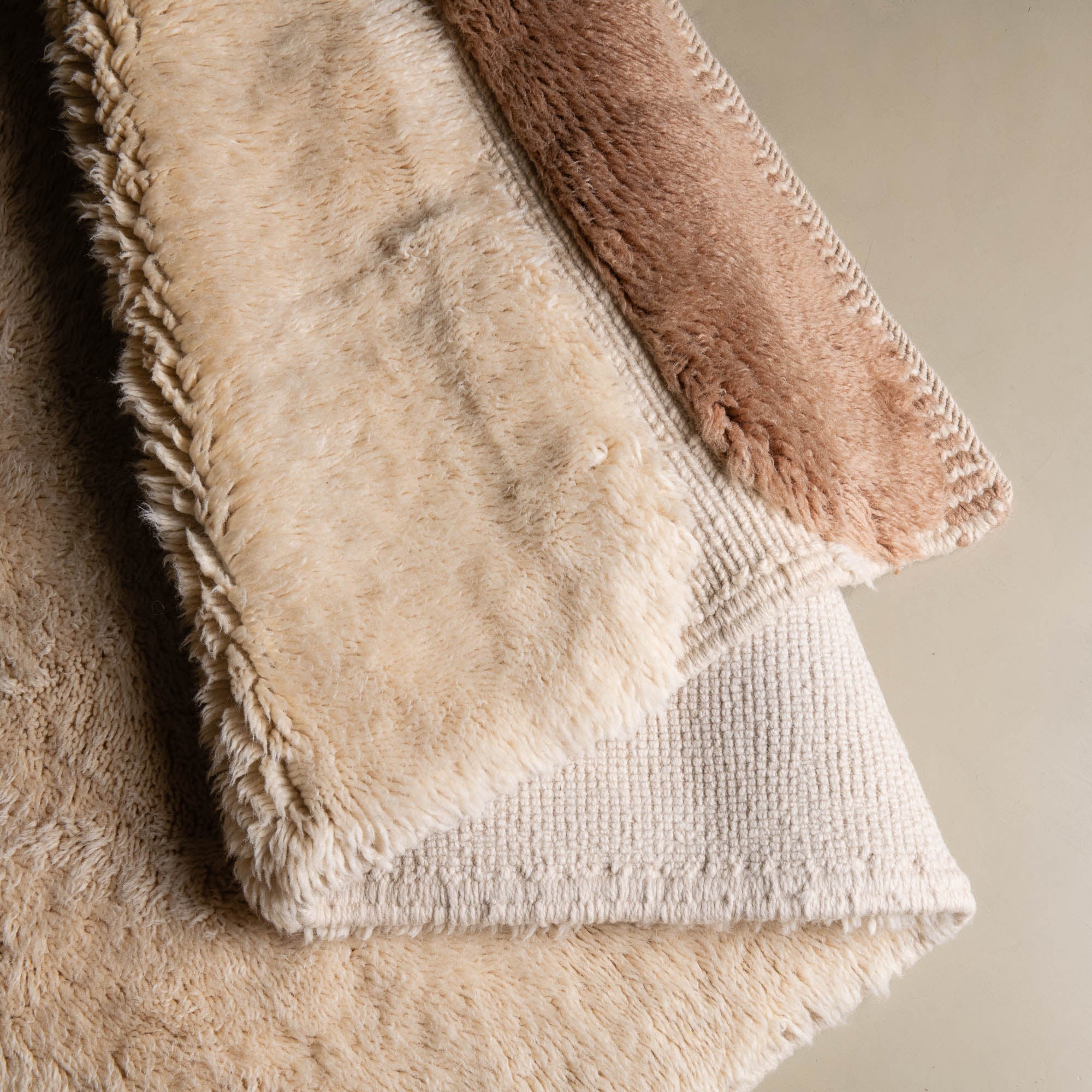 Sahara Dune - Luxury Shag Moroccan Rug - Benisouk