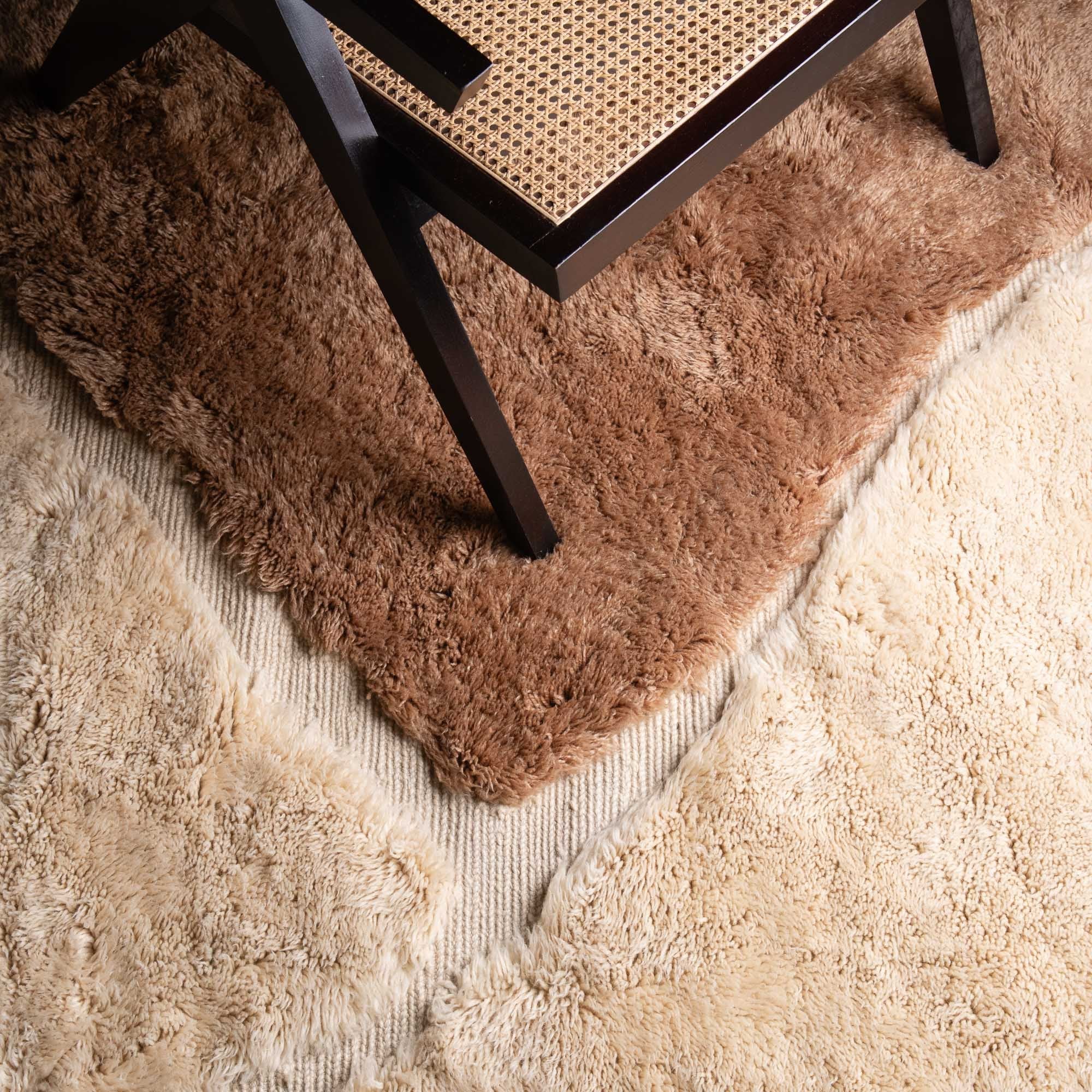 Sahara Dune - Luxury Shag Moroccan Rug - Benisouk