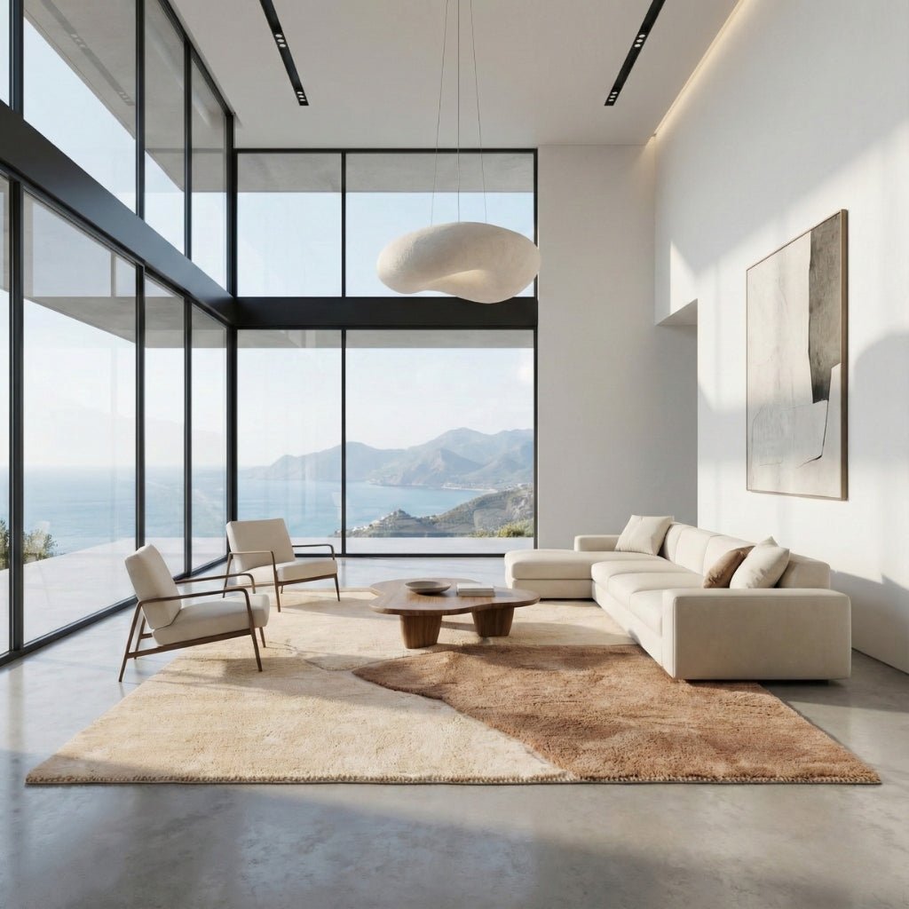 Sahara Dune - Luxury Shag Moroccan Rug - Benisouk