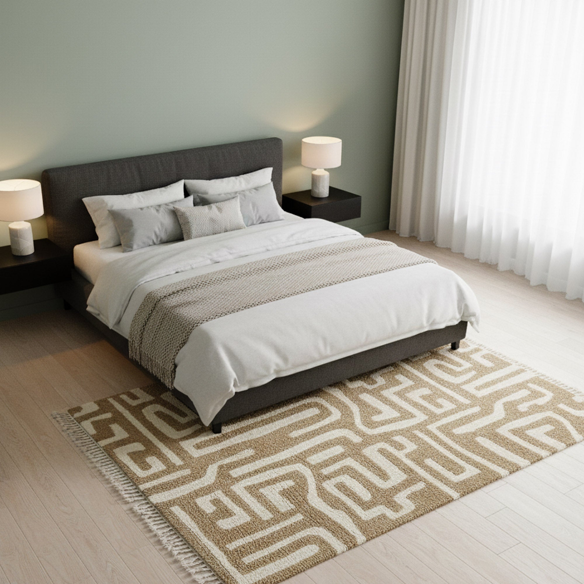 Salma - Shag Moroccan rug - Benisouk