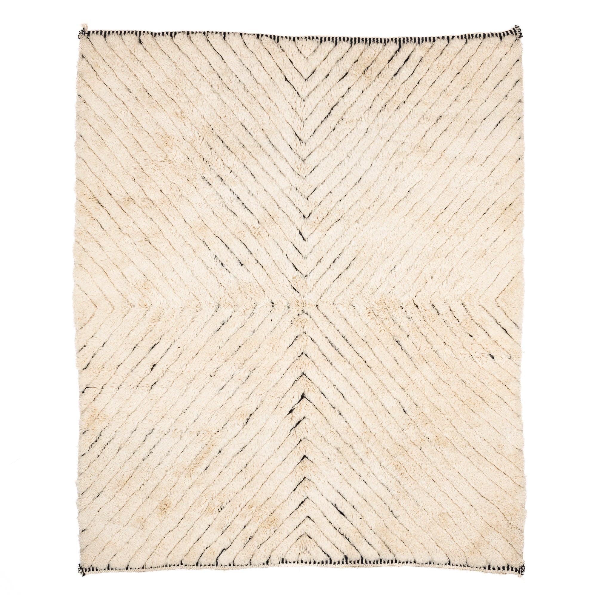 Sanae - Luxury Shag Moroccan Rug - Benisouk