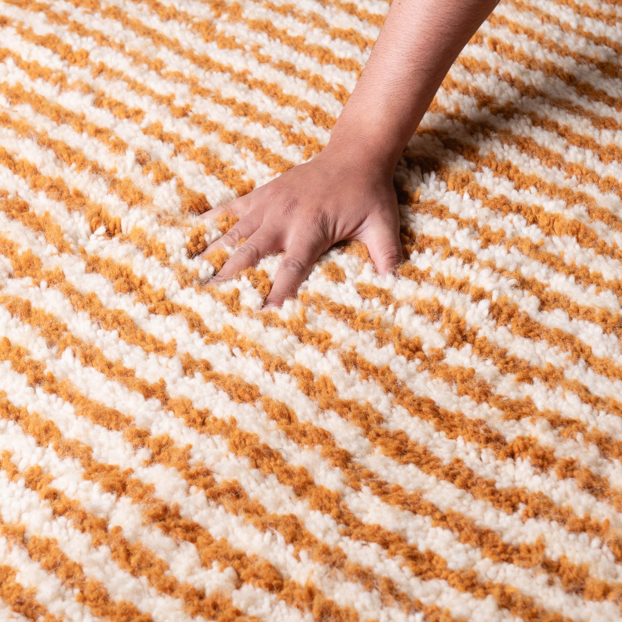 Sandia Round - Shag Moroccan rug - Benisouk