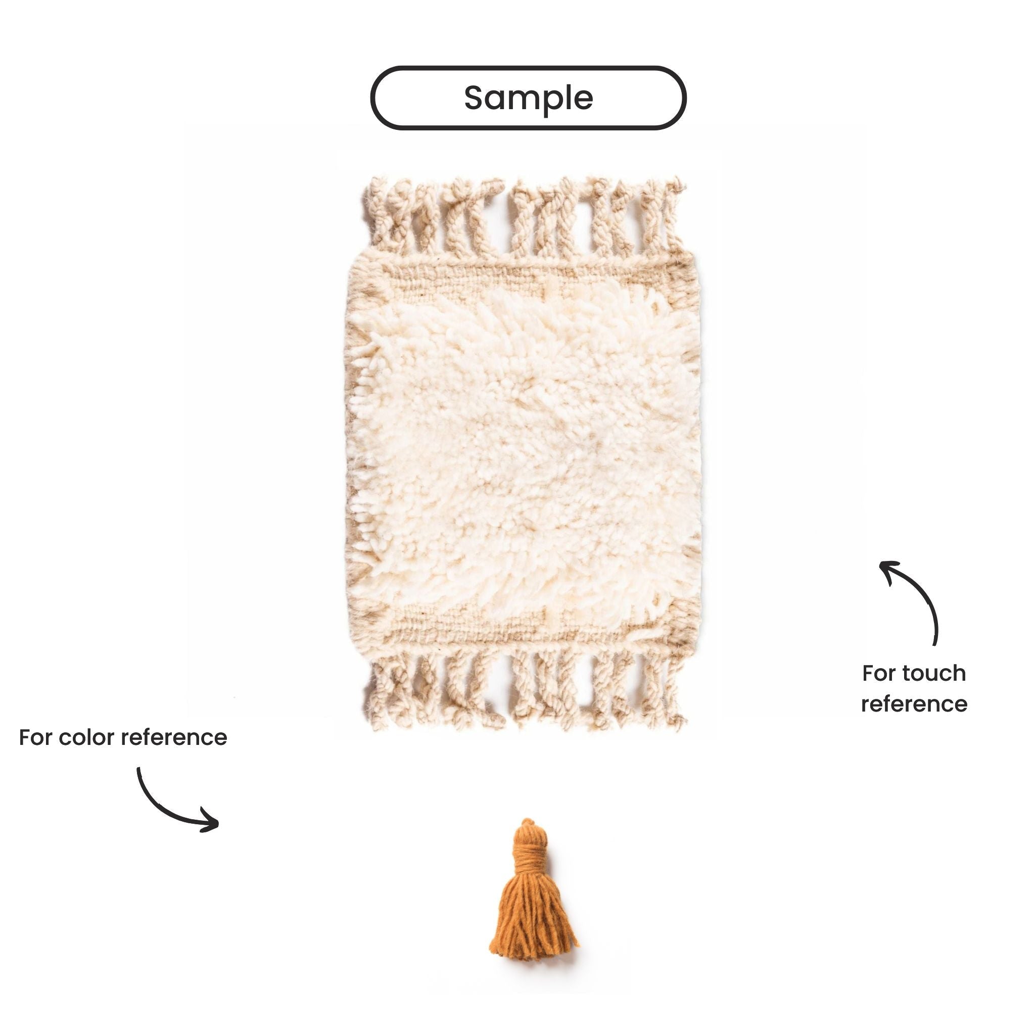 Sandia Round - Shag Moroccan rug - Benisouk