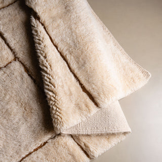 Sandstone Gride - Luxury Shag Moroccan Rug - Benisouk