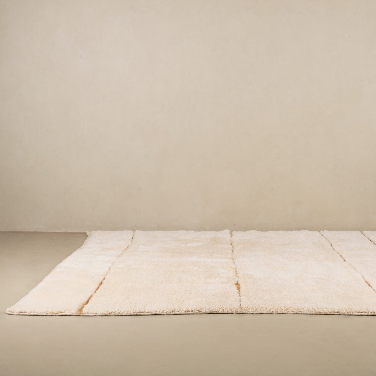 Sandstone Gride - Luxury Shag Moroccan Rug - Benisouk