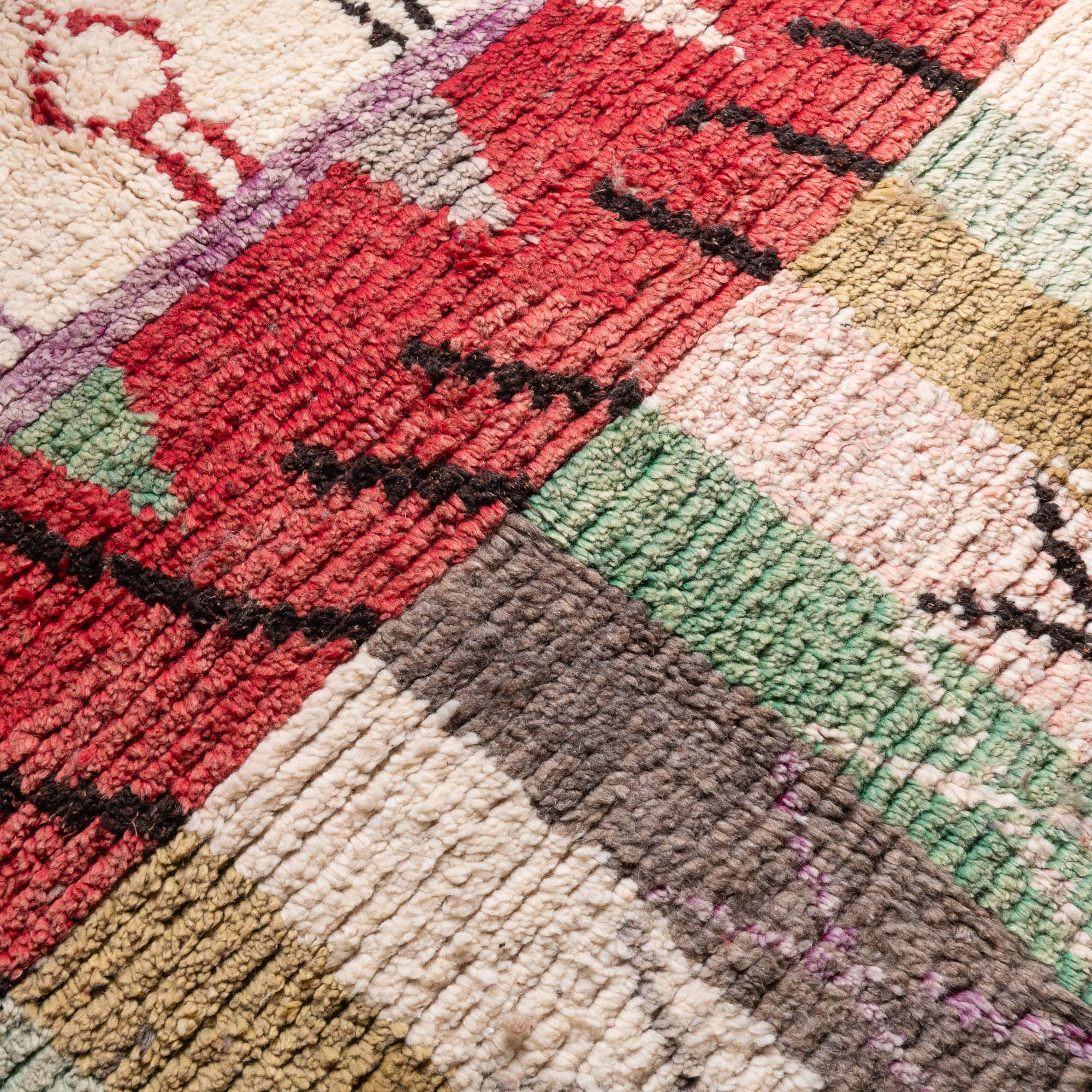 Saouda - vintage boujad rug - Benisouk
