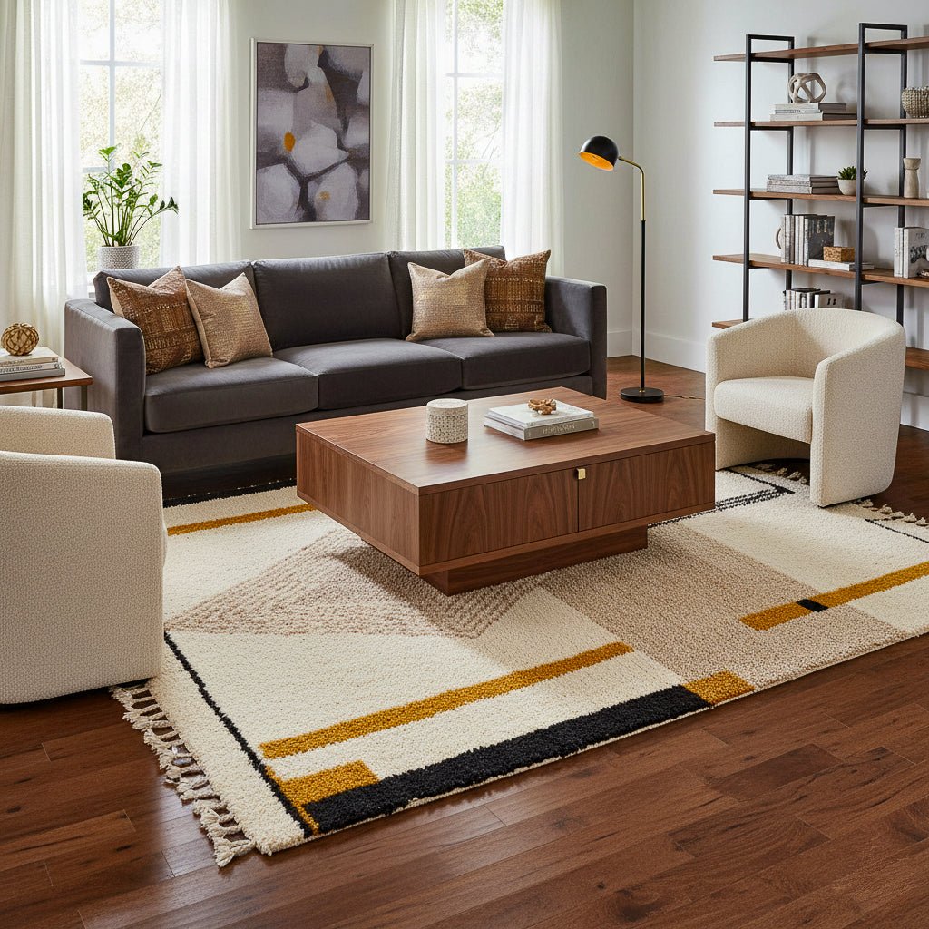 Sarah - Shag Moroccan rug - Benisouk